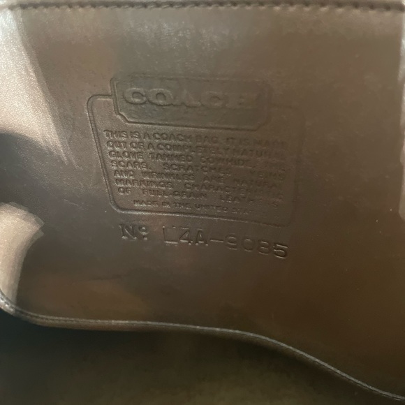 VINTAGE COACH XL #9085 Bucket Bag in Mahogany Brown leather - Picture 7 of 11